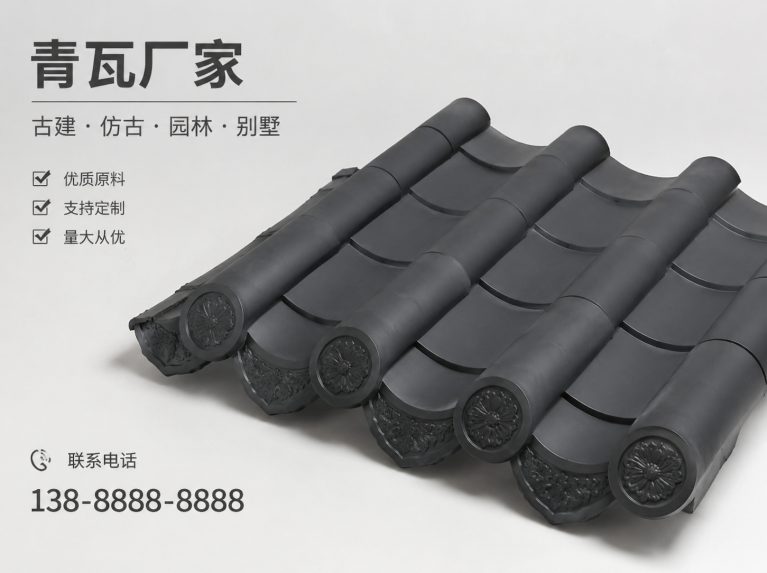定西古建脊瓦与封头瓦
